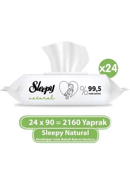 Sleepy Natural Yenidoğan Islak Bebek Bakım Havlusu: Doğal ve Güvenilir Bebek Temizlik Ürünü