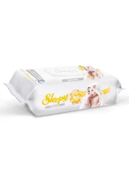 Sleepy Sensitive Islak Havlu 90'lı Günlük Bakım ve Temizlik İçin Güvenilir Tercih