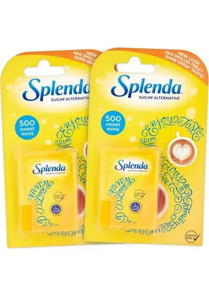 Splenda Tatlandırıcı 500 Tablet 2 Adet Sağlıklı ve Düşük Kalorili Alternatif