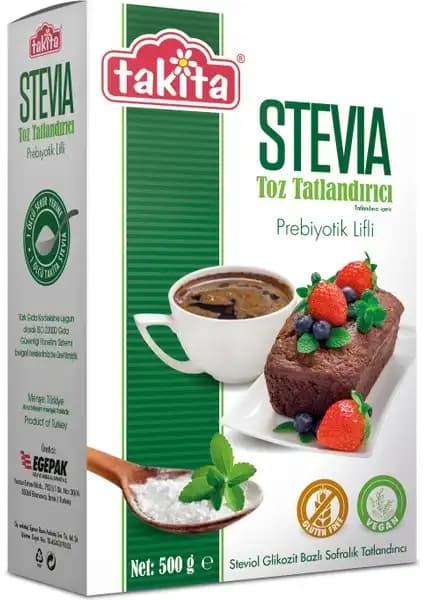 Takita Stevia Prebiyotik Lifli Tatlandırıcı: Sağlıklı ve Çok Yönlü Doğal Şeker Alternatifi