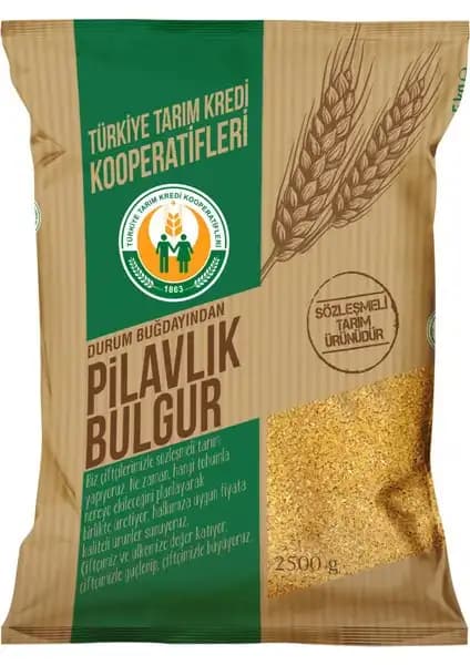 Tarım Kredi Pilavlık Bulgur 2,5 kg: Doğal ve Sağlıklı Lezzet Kaynağı