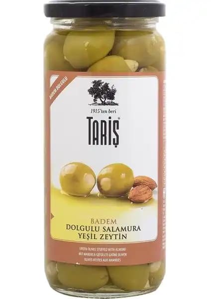Tariş Badem Dolgulu Yeşil Zeytin: Kaliteli ve Lezzetli Bir Atıştırmalık Seçeneği