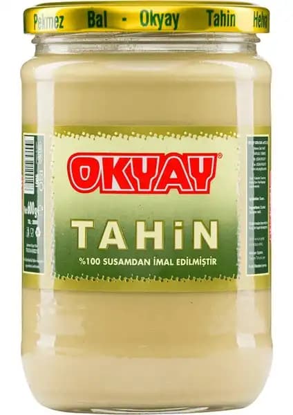 Tarsus Yöresel Okyay Kavanoz Tahin 600 gr Doğal ve Sağlıklı Bir Besin Kaynağı