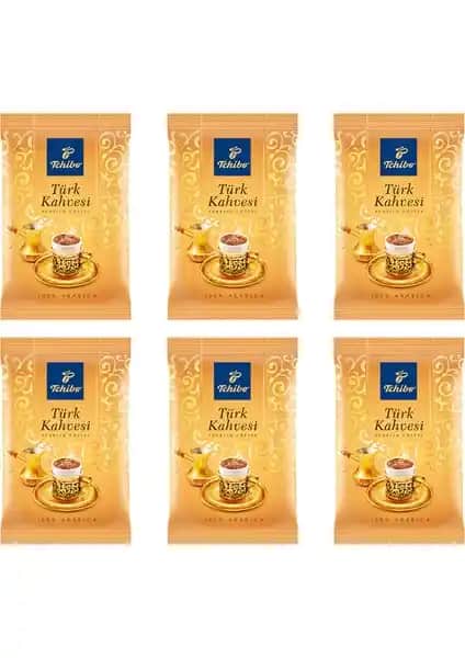 Tchibo 100 Gr Türk Kahvesi 6'lı Paketle Geleneksel ve Aromatik Kahve Keyfi