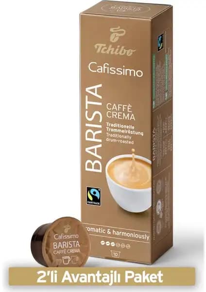 Tchibo Cafissimo Barista Caffè Crema Kapsülleri: Zengin Aromasıyla Günlük Kahve Keyfi