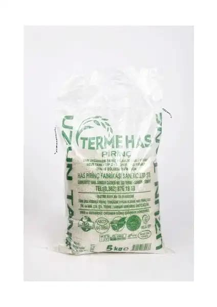 Terme Has Uzuntane Yerli Pirinç 5 Kg - Geleneksel ve Kaliteli Türk Pirinci
