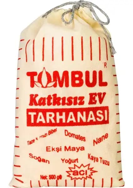 Tombul Katkısız Ev Tarhanası Acılı 500 Gr Doğal ve Sağlıklı Geleneksel Tarif
