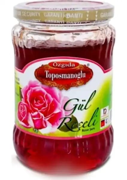 Toposmanoğlu Gül Reçeli: Geleneksel Türk Mutfağının Eşsiz Aroması ve Doğal İçeriğiyle Sunumu