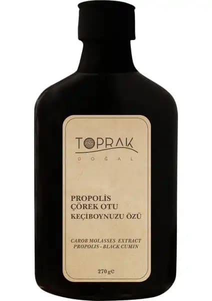 Toprak Doğal Propolis Çörek Otu Keçiboynuzu Özü: Sağlık İçin Doğal Karışım Ürün Tanıtımı
