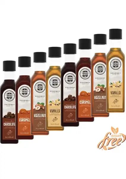 Tüfekçi Şekersiz Şurup Seti: Sağlıklı ve Lezzetli Aromalarla Düşük Kalorili Tatlar