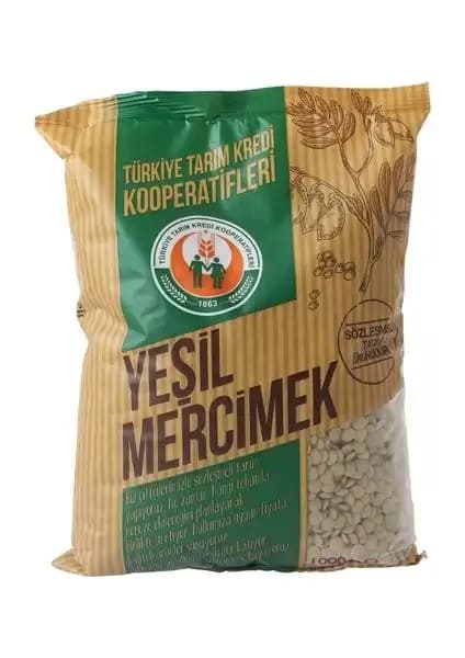 Türkiye Tarım Kredi Yeşil Mercimek 1 Kg - Sağlıklı ve Doğal Bakliyat Seçeneği