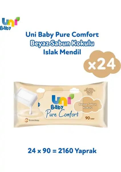 Uni Baby Pure Comfort Beyaz Sabun Kokulu Islak Mendil: Güvenli ve Pratik Bebek Temizliği