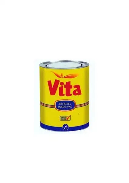 Vita Susuz Margarin 2 Litre Teneke Kutu - Çok Amaçlı Kullanım ve Kalite Özellikleri