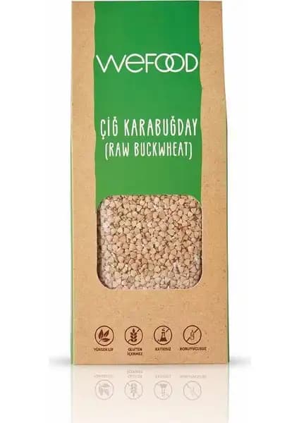 Wefood Glutensiz Çiğ Karabuğday Tanesi Sağlıklı ve Doğal Alternatif 400g Paket