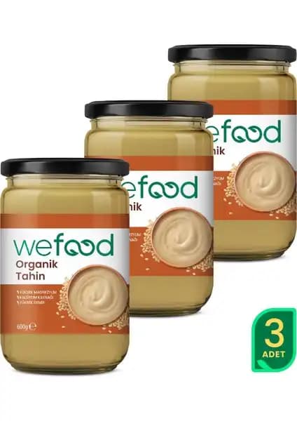Wefood Organik Tahin: Doğal ve Sağlıklı İçeriğiyle Kahvaltı ve Yemeklerin Vazgeçilmezi