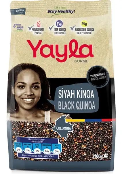 Yayla Gurme Siyah Kinoa Sağlıklı ve Lezzetli Alternatifler Sunan Bir Tahıl Ürünü