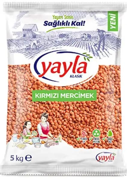 Yayla Kırmızı Mercimek: Sağlıklı ve Lezzetli Bakliyat Seçenekleri