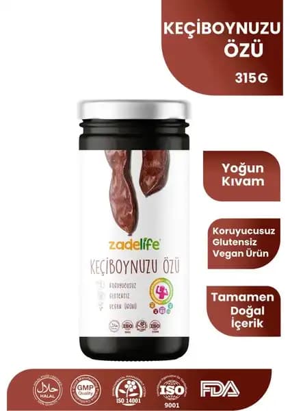 Zadelife Organik Keçiboynuzu Özü: Sağlıklı Yaşam ve Enerji Destekleyici Doğal Takviye