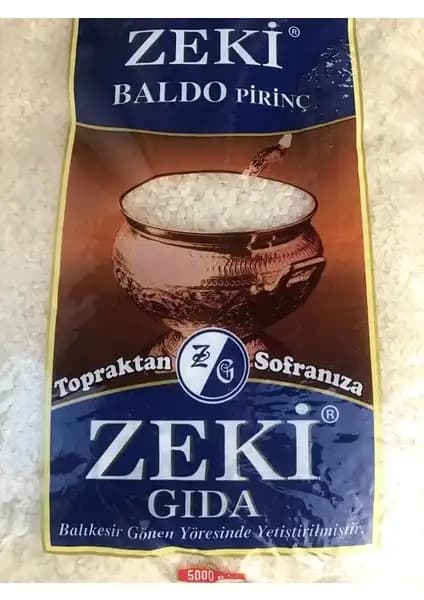 Zeki Baldo Pirinç 5 Kg: Sağlıklı ve Lezzetli Yemekler İçin Uygun Doğal Pirinç Seçeneği