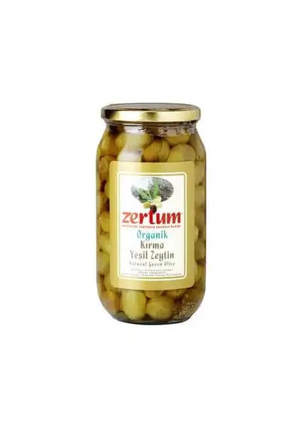 Zertum Organik Kırma Yeşil Zeytin: Doğal ve Sağlıklı Lezzetler İçin Güvenilir Tercih