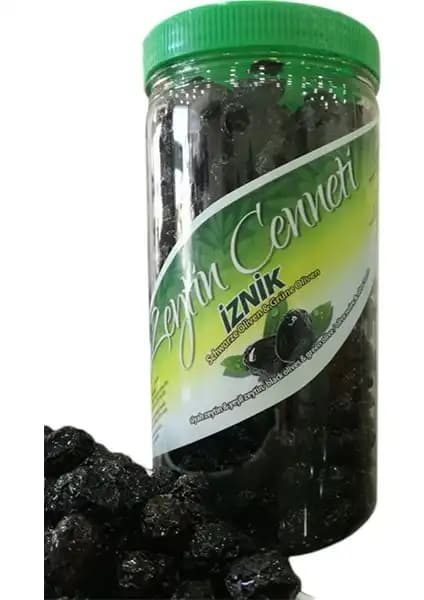 Zeytin Cenneti Tuz Hassasiyeti Olan Tüketicilere Özel Yeni Hasat Kuru Sele Siyah Zeytin 1 Kg