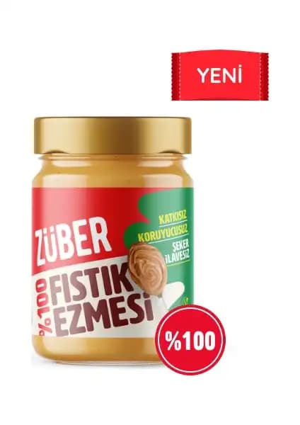 Züber %100 Fıstık Ezmesi Doğal ve Lezzetli İçeriğiyle Sağlıklı Beslenme Alternatifi