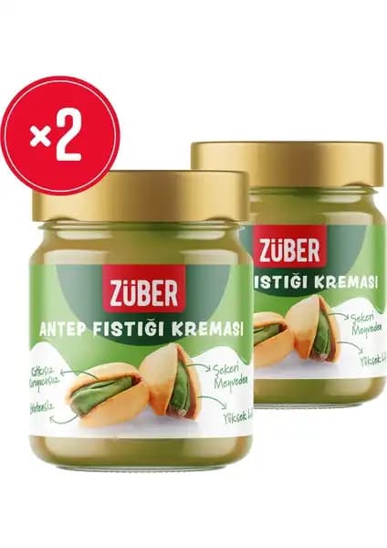 Züber Antep Fıstığı Kreması Doğal ve Katkısız Lezzetli Tatlı Alternatifi