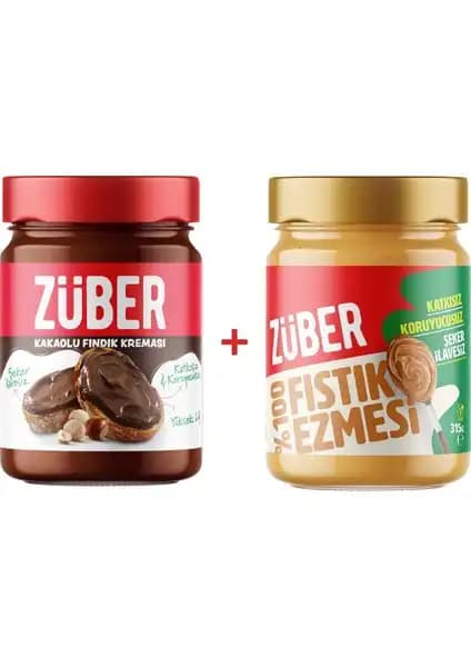 Züber Nutzilla Fındık Kreması ve Fıstık Ezmesi: Doğal ve Lezzetli Atıştırmalık Alternatifi