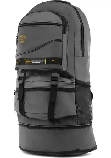 Bambus Home Genişleyebilen Körüklü Dağcı Sırt-Deprem-Seyahat-Gezi Çantası 65 L Kapasite