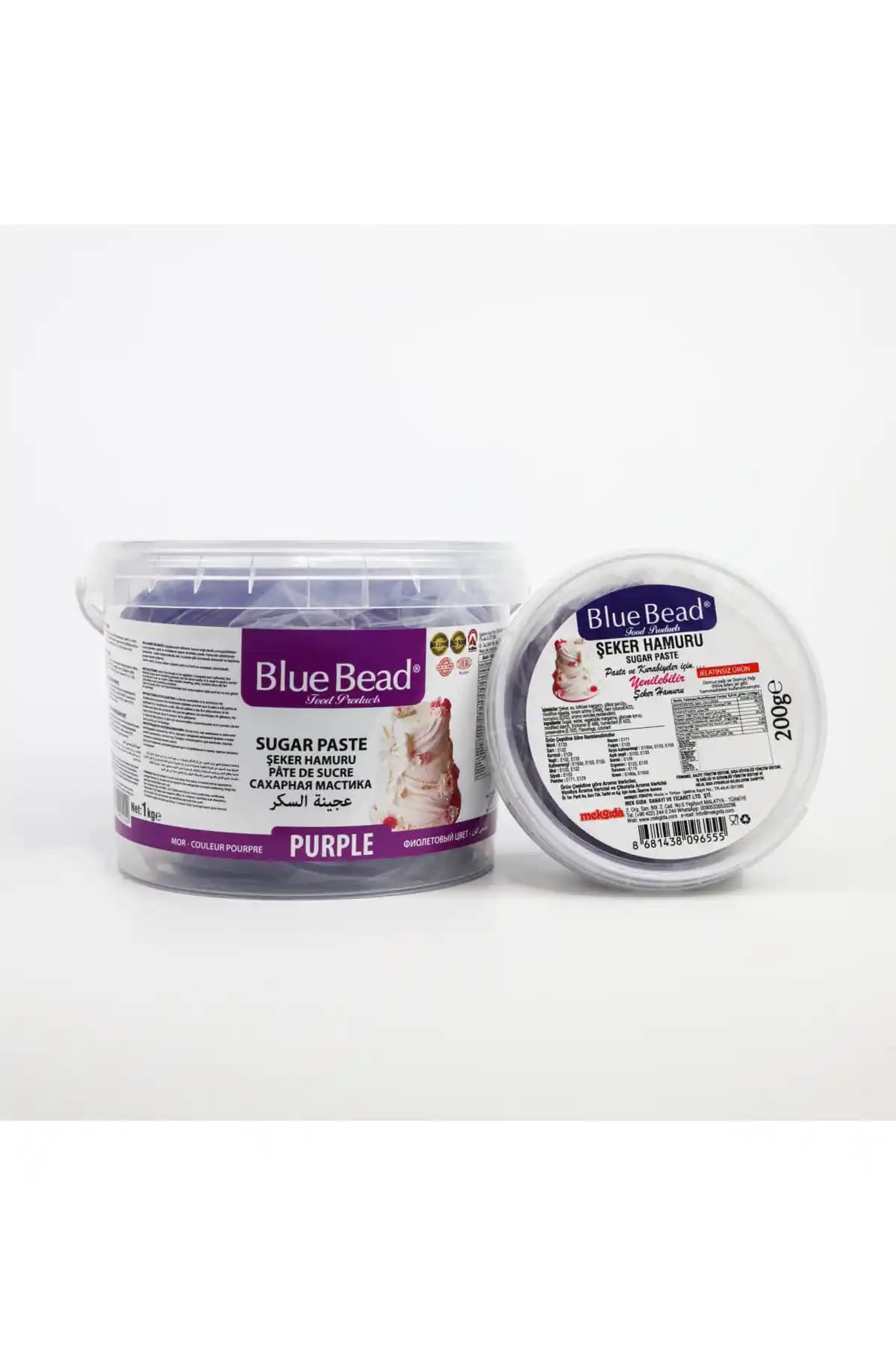 Blue Bead Mor Şeker Hamuru 200 g: Özellikler, İçerik, Sertifikalar ve Saklama Koşulları