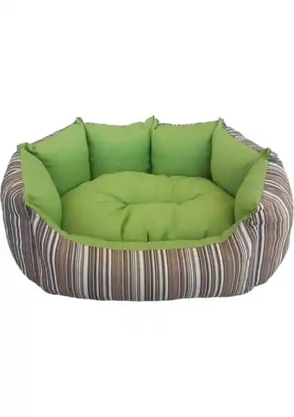 Bronza Pearl Yatağı No: 1 55x45x18 cm Yeşil, Kir-Su Tutmaz Kumaş ve Kaymaz Taban