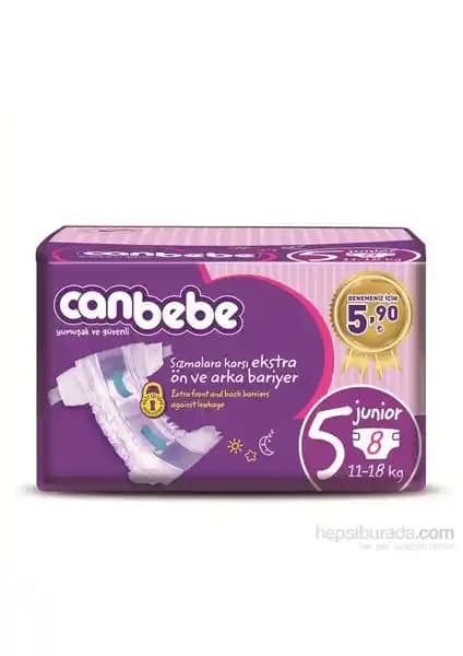 Canbebe Deneme Paketi 5 Beden vs Molfix Maxi Plus 9-16 kg Karşılaştırması detayları