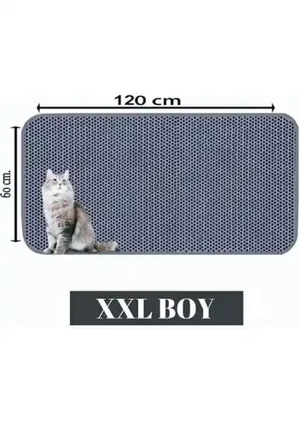 Clean Paws Kedi Kumu Paspası 120x60 cm ile Eva Türkiye 75x110 cm Kedi Tuvalet Önü Paspası