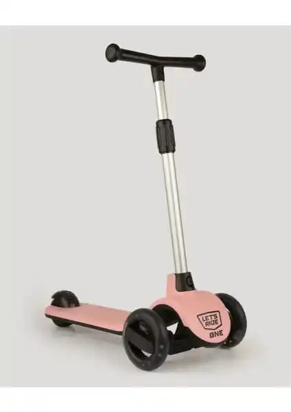 Çocuklar İçin Işıklı Üç Tekerlekli Pembe Skuter ile Pilsan Power Katlanabilir Işıklı Yeşil Skuter Karşılaştırması