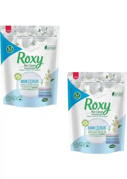 Dalan Roxy Bahar Çiçekleri Toz Sabun Matik 2x1600 g Beyazlar İçin Temizlik ve Ferah Koku