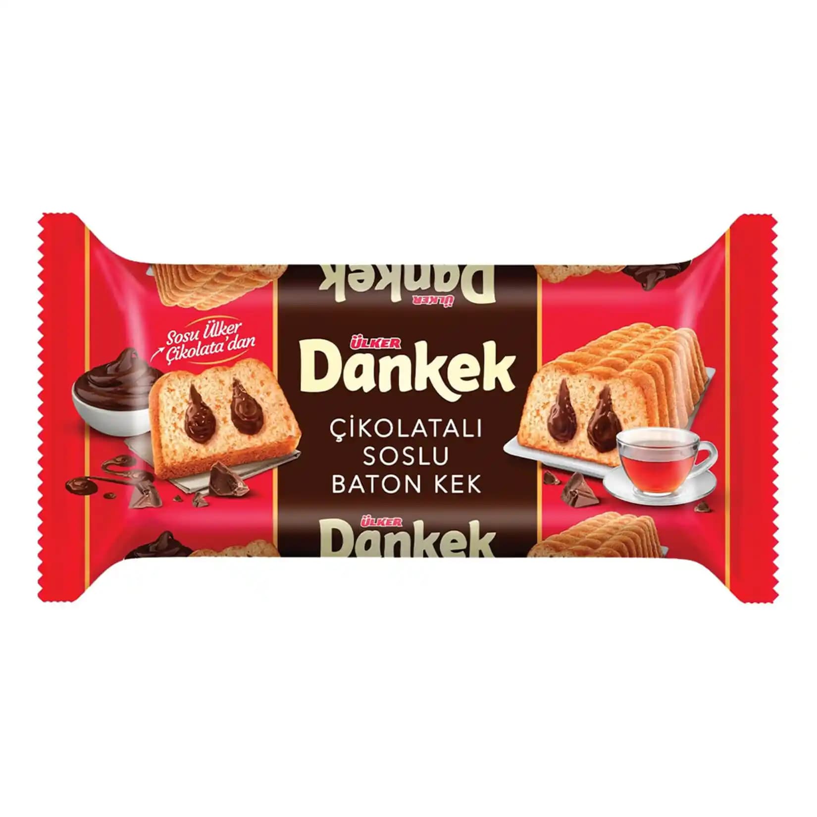 Dankek Çikolata Soslu Baton Kek: Pratik ve Lezzetli Atıştırmalık Seçeneği