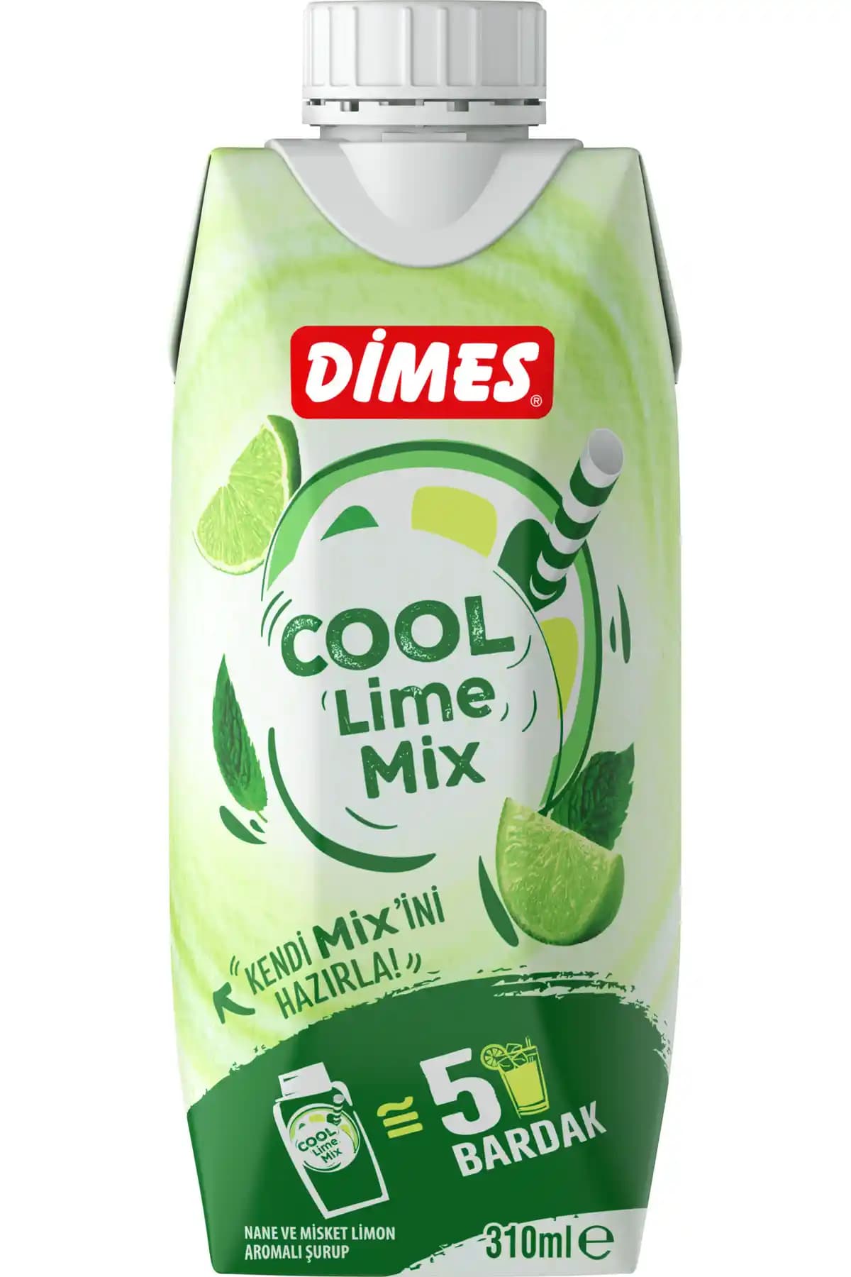 Dimes Cool Lime Mix: Misket Limonu ve Nane ile Serinletici Yaz İçeceği Deneyimi