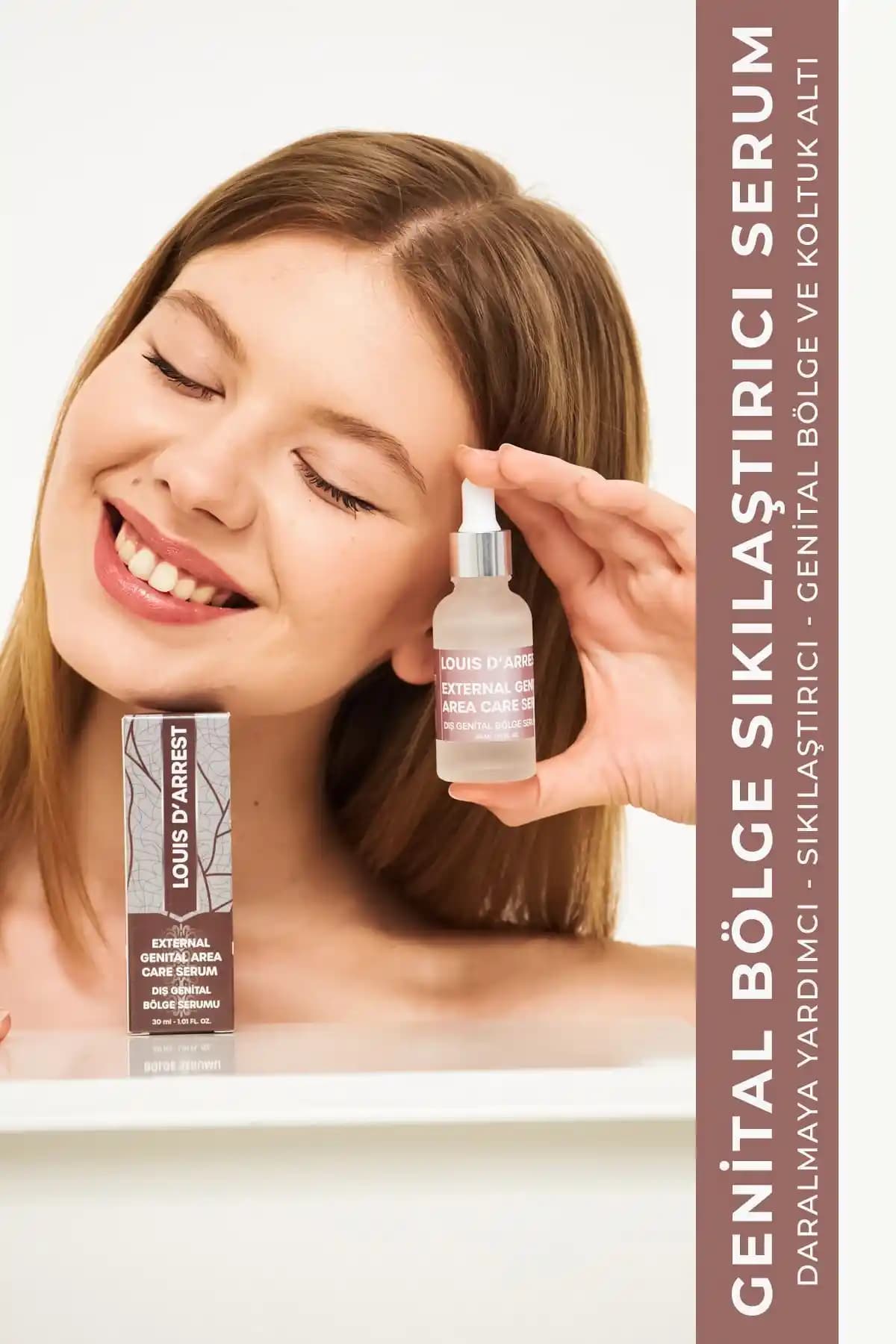 Dış Genital Bölge İçin Sıkılaştırıcı ve Leke Düzenleyici Serum – Kolajen Destekli 30 ml