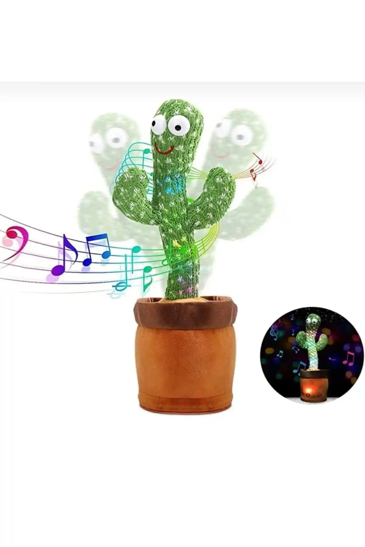 Düşler Ülkesi Konuşan Kaktüs Oyuncak: Renk Değiştiren ve Konuşan Özellikli Eğitim Oyuncağı
