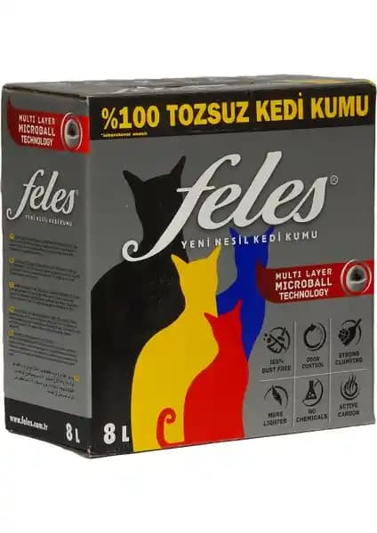 Feles Kedi Kumu: Kokusuz, Tozsuz, İnce Taneli Topaklaşan Kedi Kumu – Türkiye Menşeli