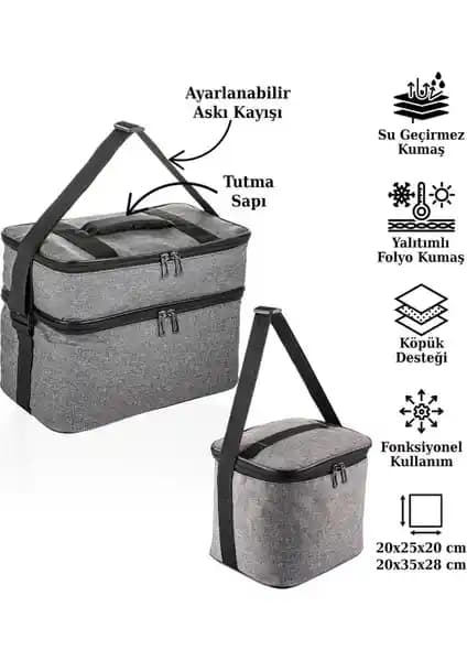 Isı yalıtımı, hacim ve taşıma kolaylığı NS Reliable Set ile Thermobag karşılaştırması