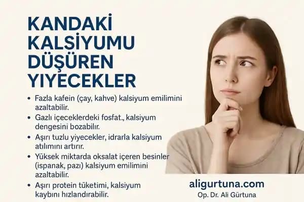 Kalsiyumu Düşüren Yiyecekler ve Etkileri: Oksalat, Fitik Asit, Tuz ve Kafein