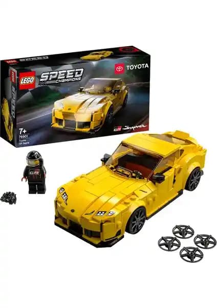 LEGO Speed Champions Toyota GR Supra Seti: 299 Parçalı, Manuel Oyunla Yarış Deneyimi