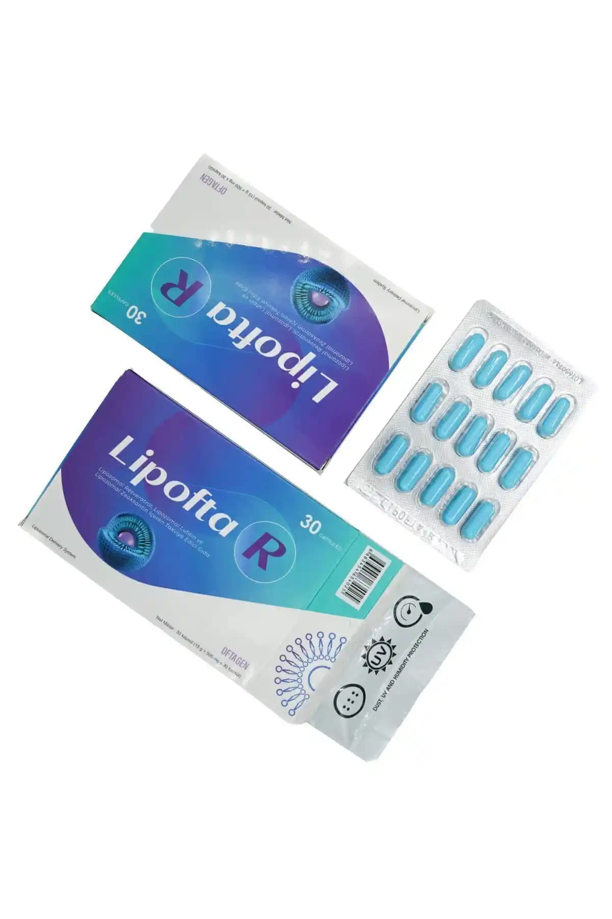 Lipozomal Multivitamin Kompleksi: Resveratrol, Koenzim Q10 ve Balık Yağı İçeren Kapsül