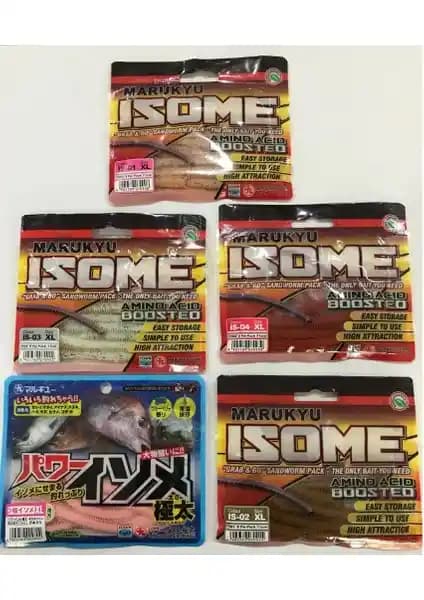 Marukyu Power Isome L Silikon: Gece Avları İçin 11 cm Yapay Yemler, Paket Başına 15 Adet