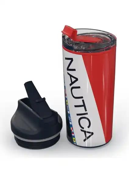 Nautica NTM02 Spor Termos: Paslanmaz Çelik, 500 ml Kapasite ve Üç Kat İzolasyon