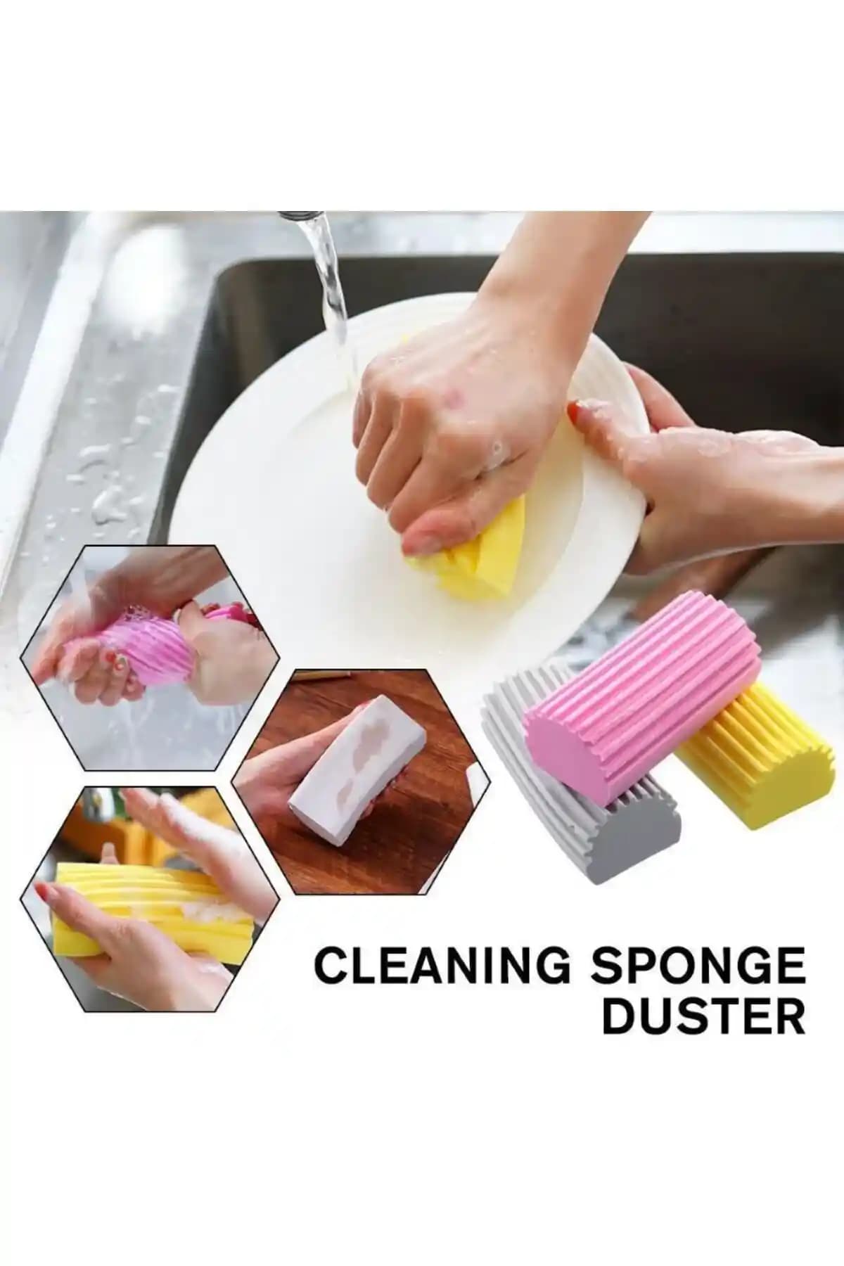 Nemli Sünger: Ev Temizliğinde Pratik ve Çok Yönlü Temizlik Aracı Özellikleri