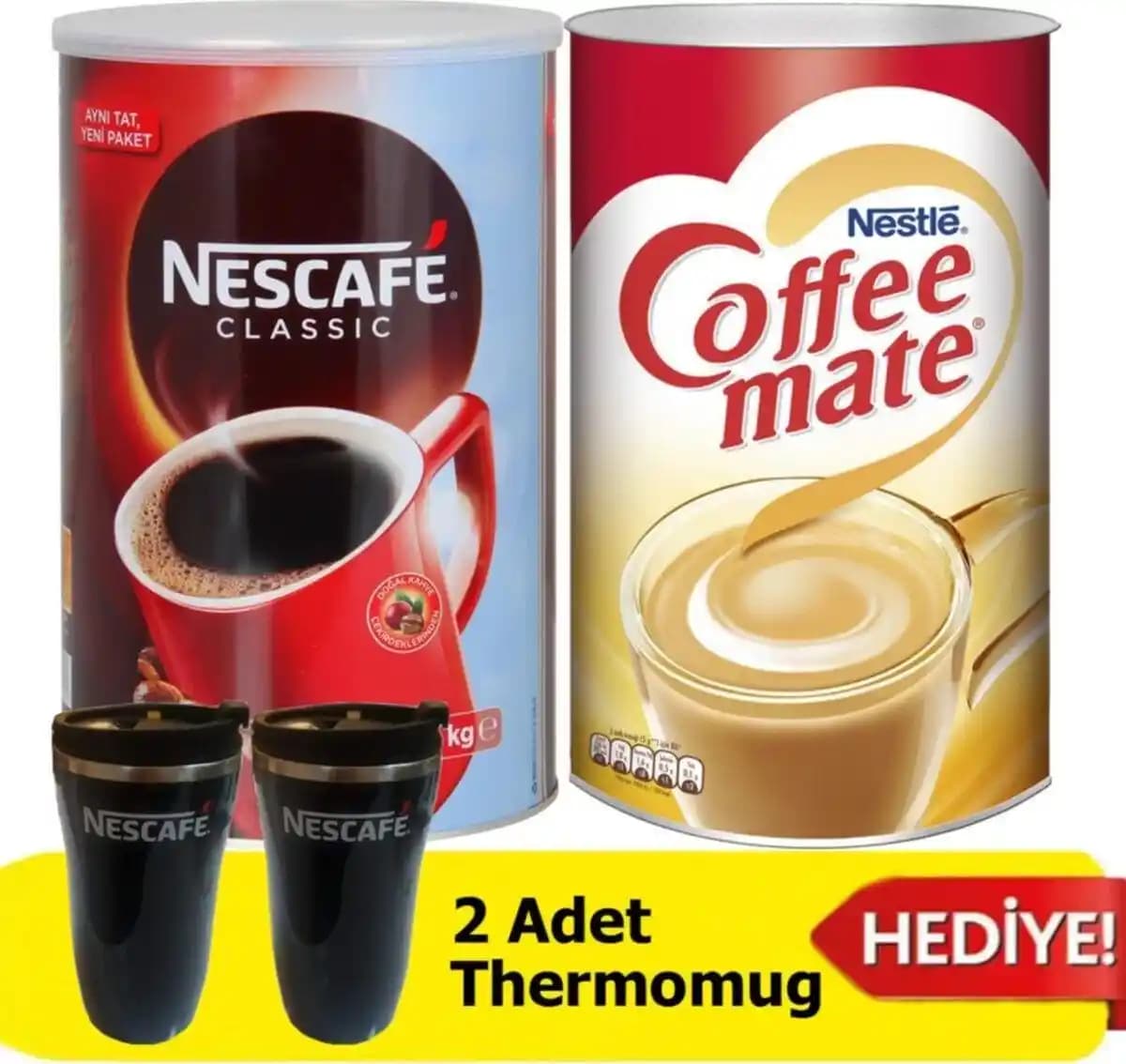 Nescafe Classic 1 kg ve Coffee Mate Kahve Kreması 2 kg Ürün Özellikleri ve Kullanım Avantajları