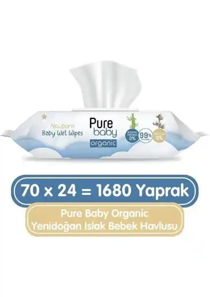 Pure Wipes Organik Yenidoğan Islak Havlu ile Sleepy Natural Bebek Havlusu Karşılaştırması