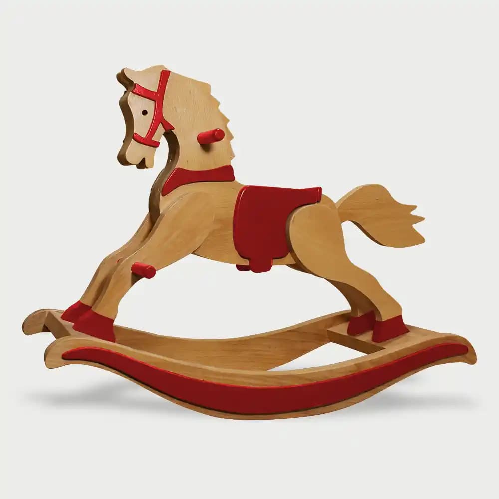 Sallanan Ahşap At: Çocuk Gelişimi ve Ev Dekorasyonunda Klasik Oyuncak